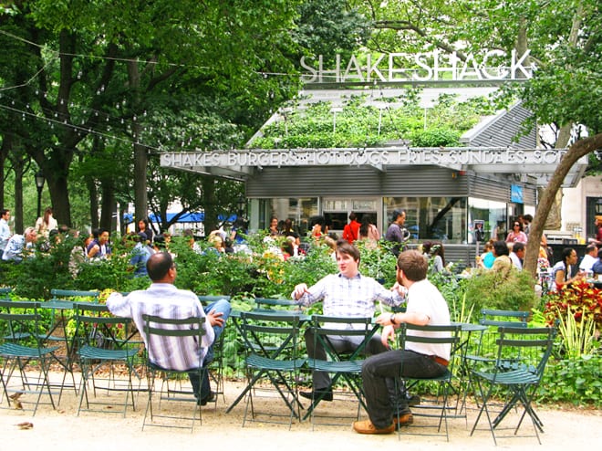 Shake Shack no Madison Square Park em Nova York. Foto: GC/Blog Vambora!