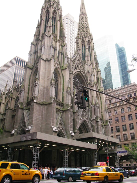 St Patrick's Cathedral em Nova York. Foto: GC/Blog Vambora!