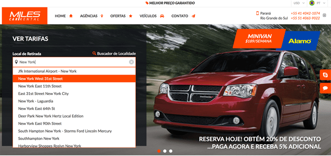 Site Miles Car Rental