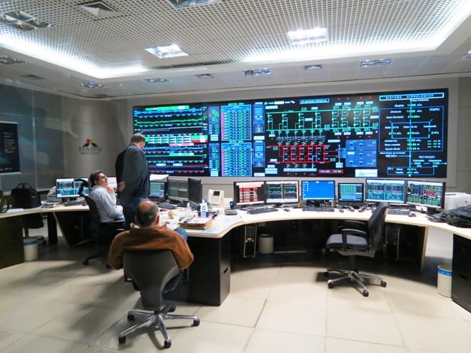 Sala de controle Usina de Itaipu