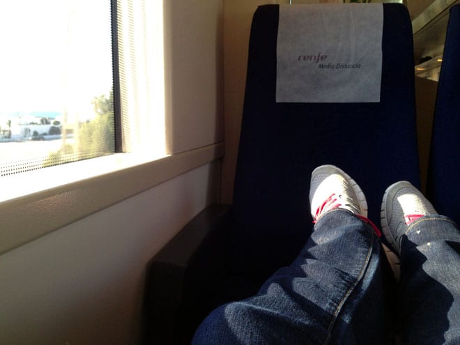 Viagem de trem com dor de barriga pela Espanha . Foto: GC/Blog Vambora!