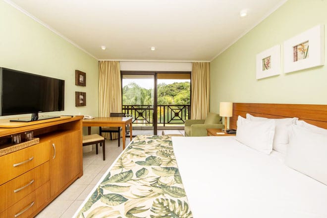 Quarto do Hotel Promenade em Angra dos Reis. Foto: Divulgação