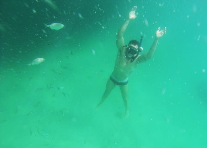 Snorkel na Lagoa Azul em Ilha Grande.