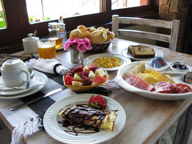 Cafe da Manha Pousada Morada das Nuvens Monte Verde