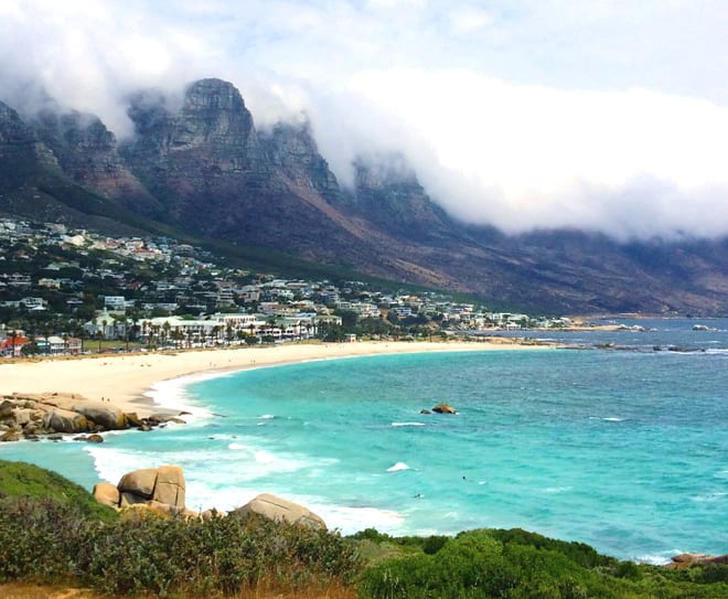 Camps Bay, um dos melhores lugares onde ficar em Cape Town