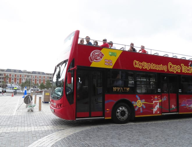 Onibus City Sightseeing Cidade do Cabo