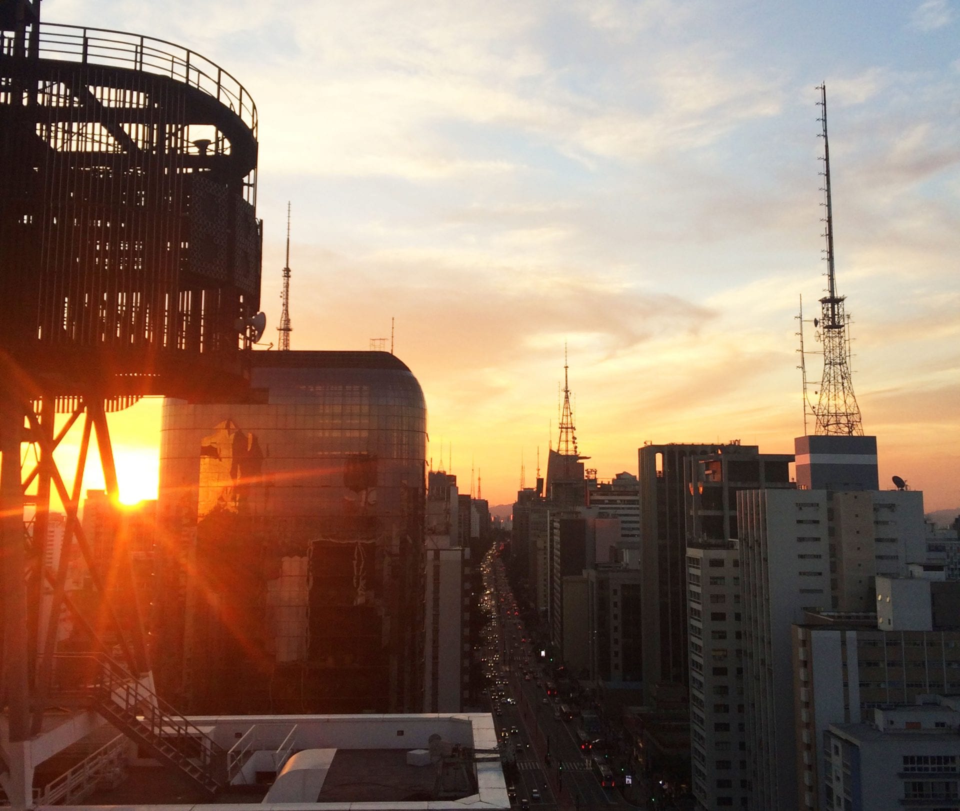 Vista do SESC Avenida Paulista