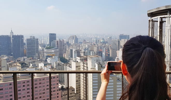 Visita cobertura Edificio Copan