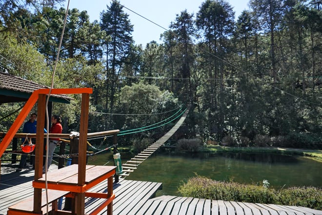 Arvorismo Horto Florestal Campos do Jordao