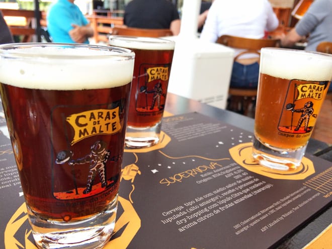 Cervejas da Caras de Malte em Campos do Jordão