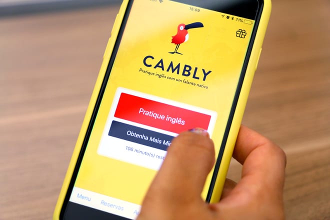 aplicativo Cambly