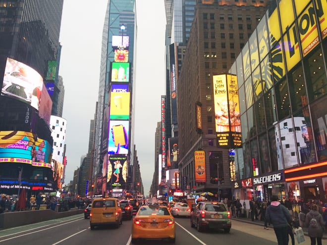 Times Square Lion King