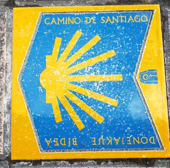 Placa Caminho de Santiago