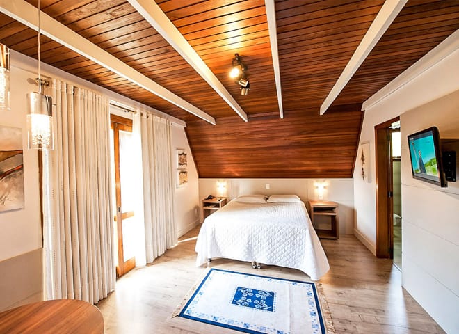 Quarto da Pousada Do Chalé em Bento Gonçalves