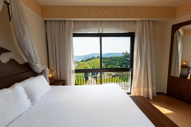 Um dos quartos do SPA & Hotel do Vinho em Bento Gonçalves