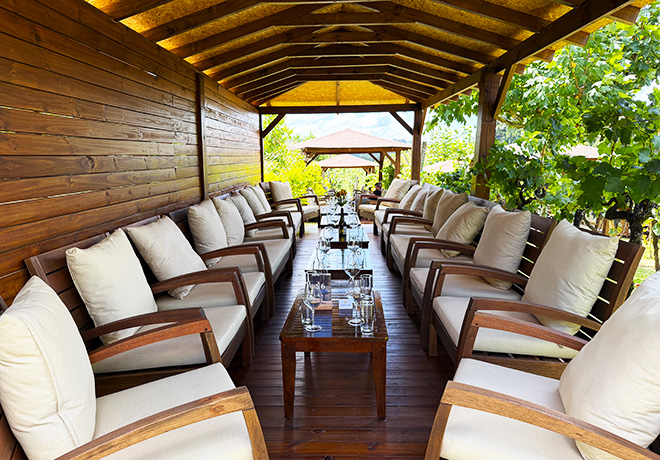 Bangalôs na Vinícola Larentis