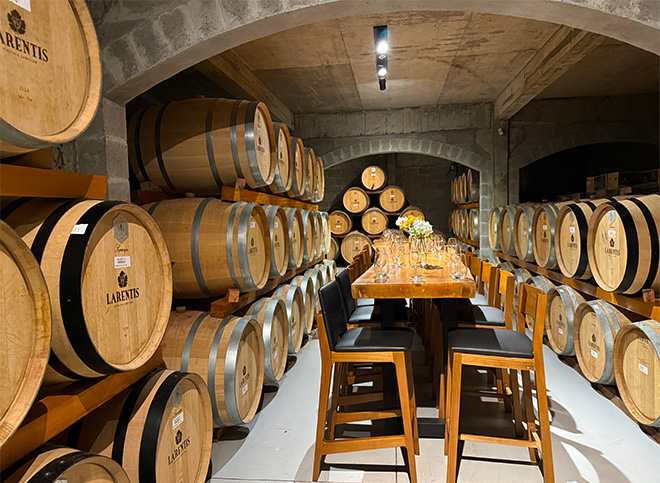 Cave da Vinícola Larentis