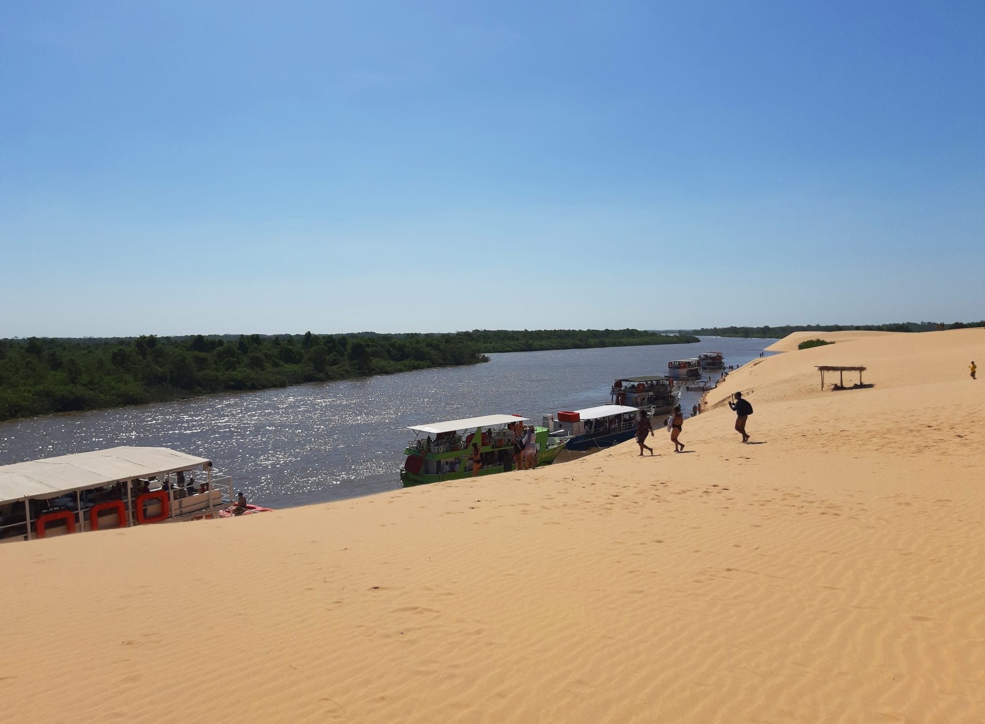 Passeio de barco pelo Delta do Parnaíba, no Piauí. 