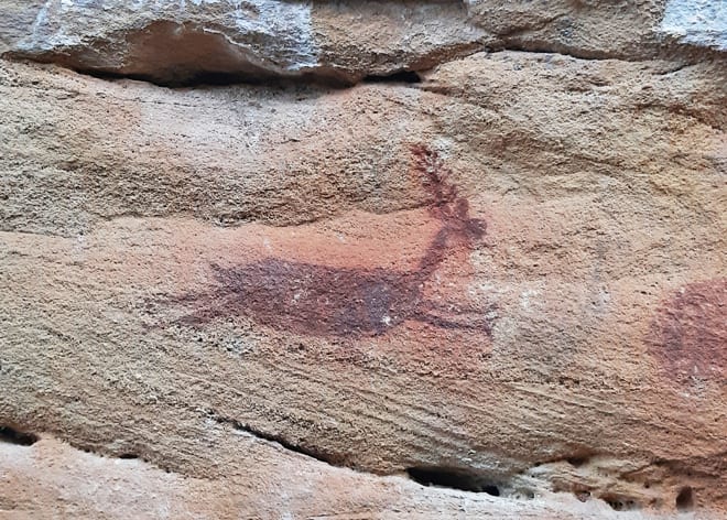 Pintura rupestre Serra da Capivara