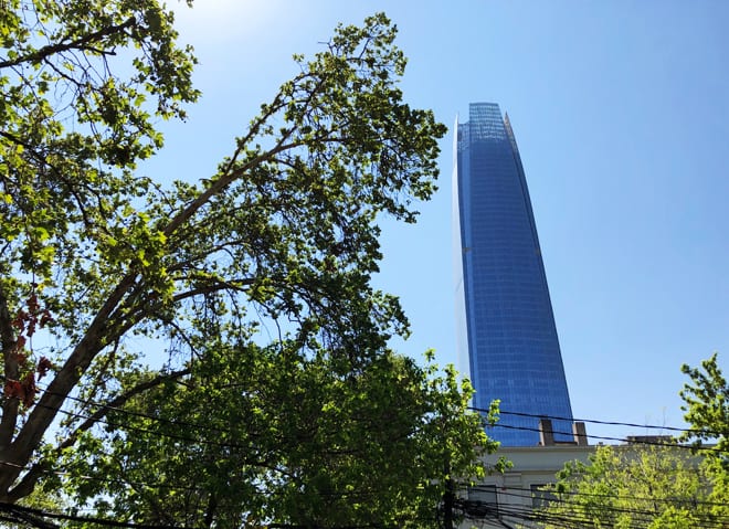 Sky Costanera, predio mais alto do Chile e da America Latina. 