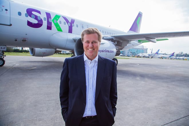 Holger Paulmann, CEO da SKY Airline. Foto: SKY Airline/Divulgação