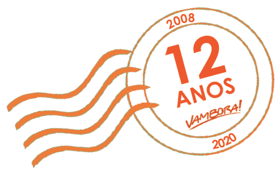 Selo Aniversario 12 anos blog Vambora