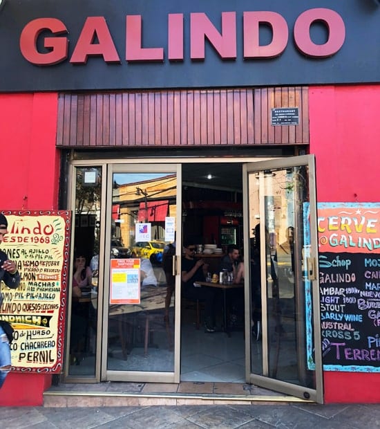 Restaurante Galindo em Santiago