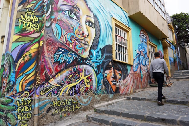 Grafites em Valparaíso