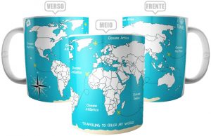 Caneca tema viagem