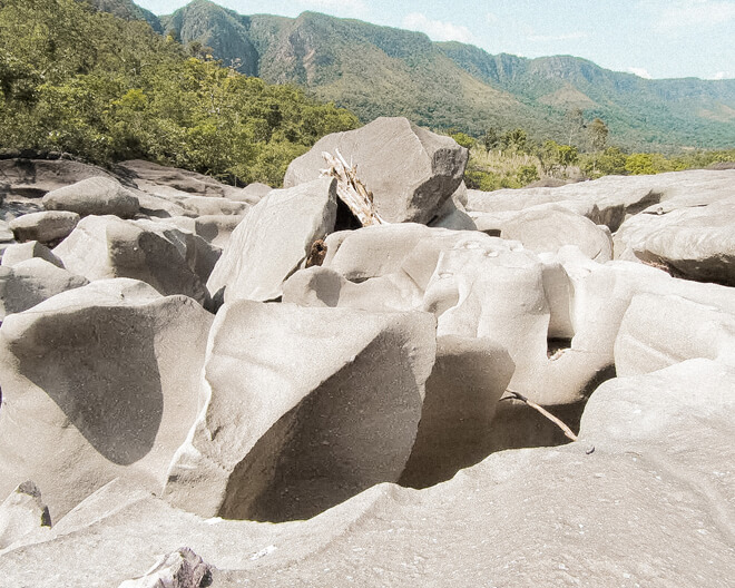 Vale da Lua na Chapada dos Veadeiros.