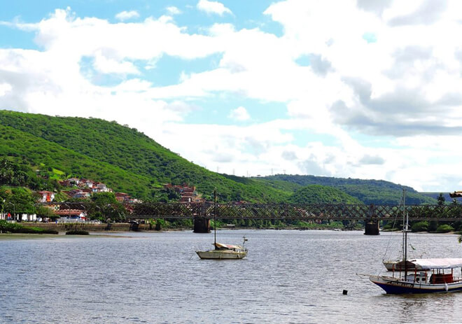 Cidade de Cachoeira, no Recôncavo Baiano