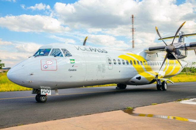 aviao da VoePass no Brasil