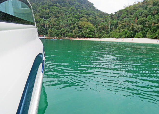 Praia do dentina em Angra dos Rei