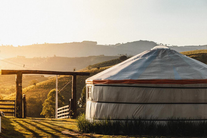 Airbnb Yurt Jacutinga