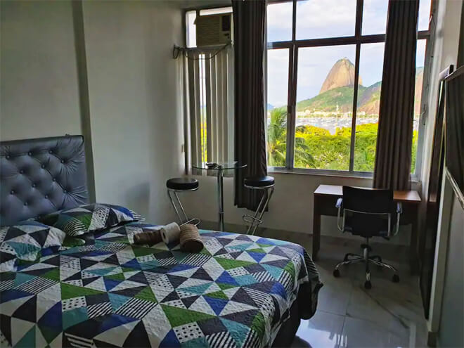 Airbnb em Botafogo com vista 