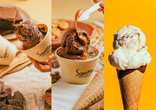 Santin Gelato em Ubatuba