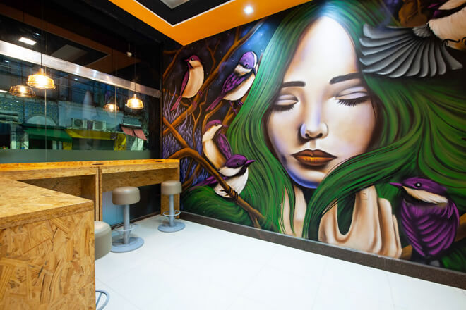 Mural Living Hotel em Manaus