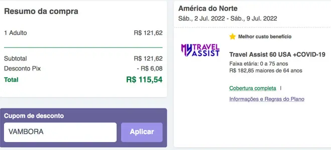 Cupom Vambora Seguros Promo