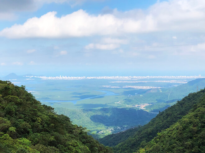 Vista Estrada Velha de Santos