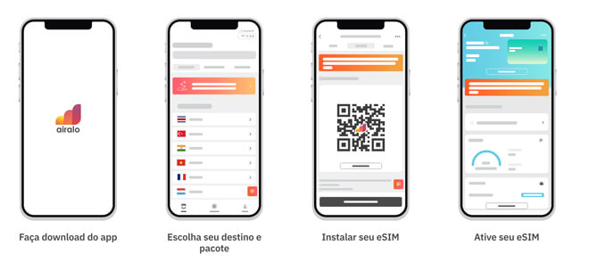 como instalar esim da Airalo