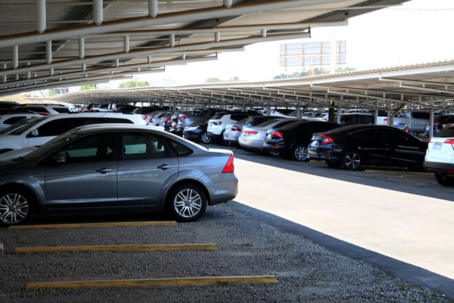 Estacionamento Virapark em Viracopos