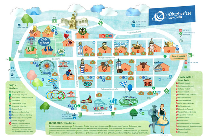 Mapa Oktoberfest