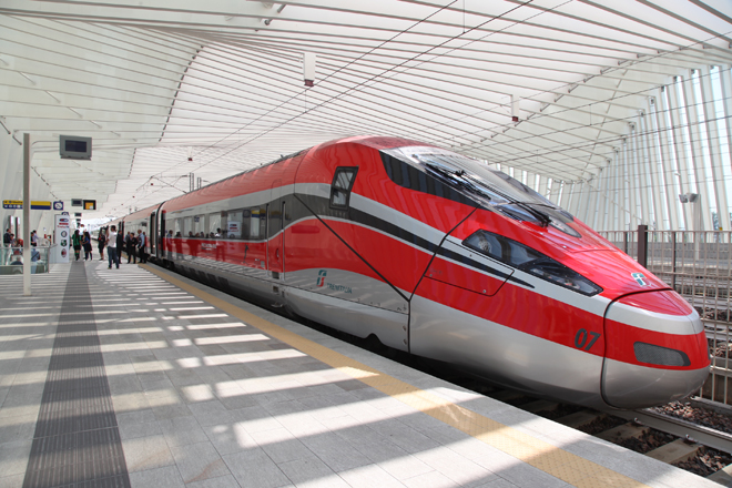 Estação Trenitalia Frecciarossa Reggio Emilia. Foto: Trenitalia
