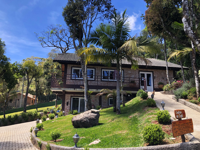 Entrada da pousada