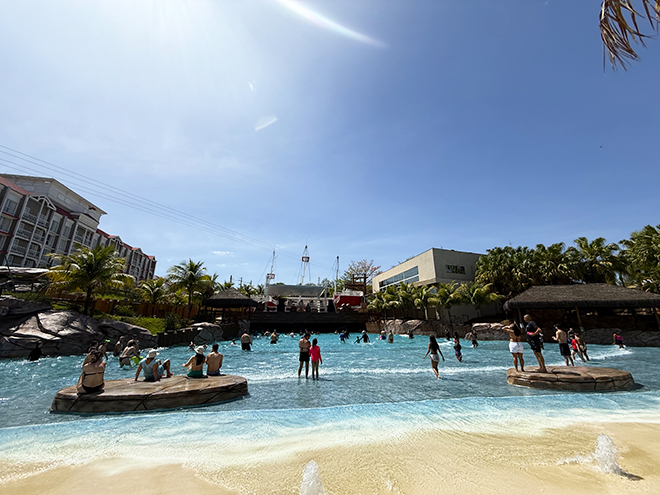 Piscina de ondas Thermas de São Pedro