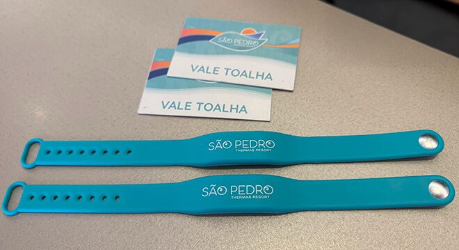 Pulseira usada no São Pedro Thermas Resort