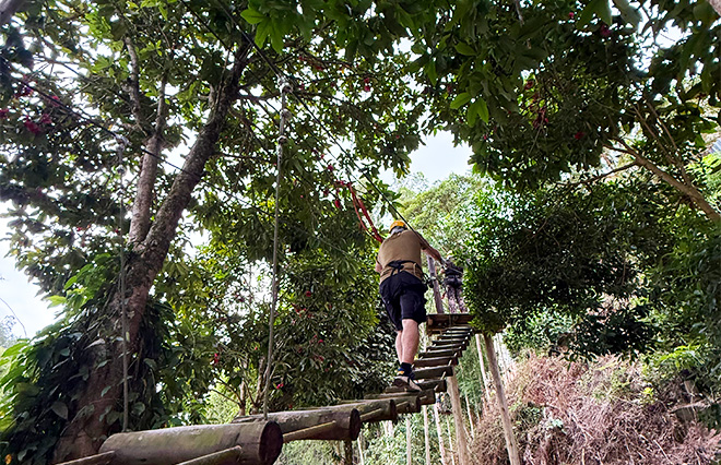 Arvorismo no China Park Eco Resort