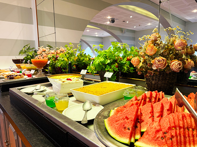 Buffet do Grand Resort Serra Negra