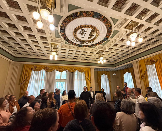 visita guiada no mosteiro de são bento